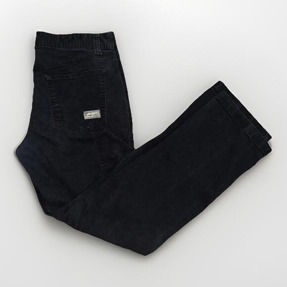 Eddie Bauer Carpenter Pants Black 32x30 Classic Fit Specially Dyed - Picture 1 of 9